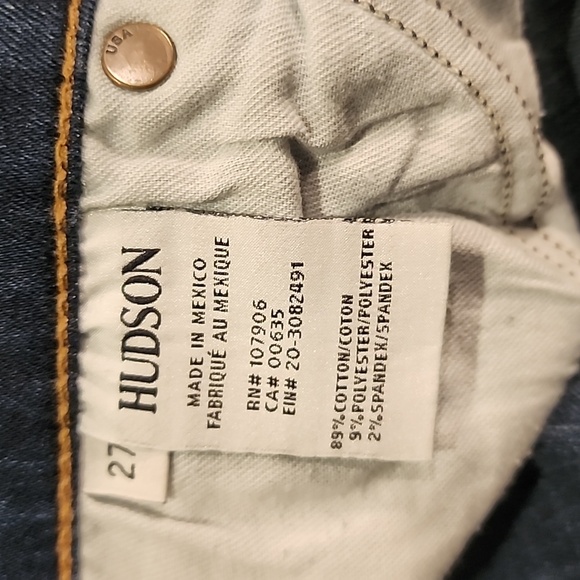 Hudson skinny cuffed jeans - Picture 7 of 8